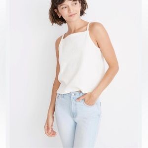SOLD /// Madewell Ivory Apron Tank